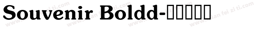Souvenir Boldd字体转换